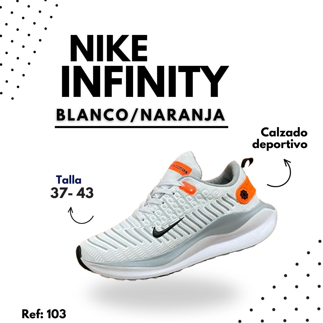 Tenis Nike Infinity Running – Comodidad, Amortiguación y Estabilidad para Entrenamiento