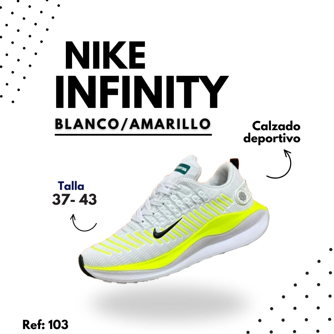Tenis Nike Infinity Running – Comodidad, Amortiguación y Estabilidad para Entrenamiento