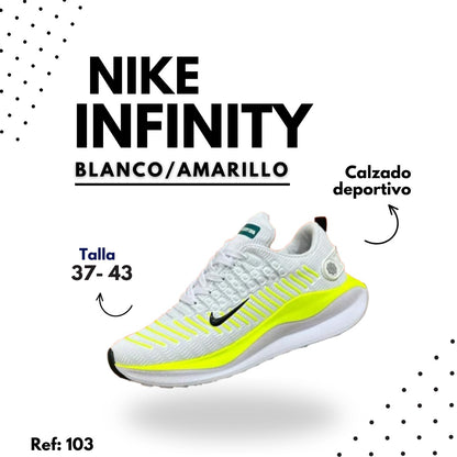 Tenis Nike Infinity Running – Comodidad, Amortiguación y Estabilidad para Entrenamiento
