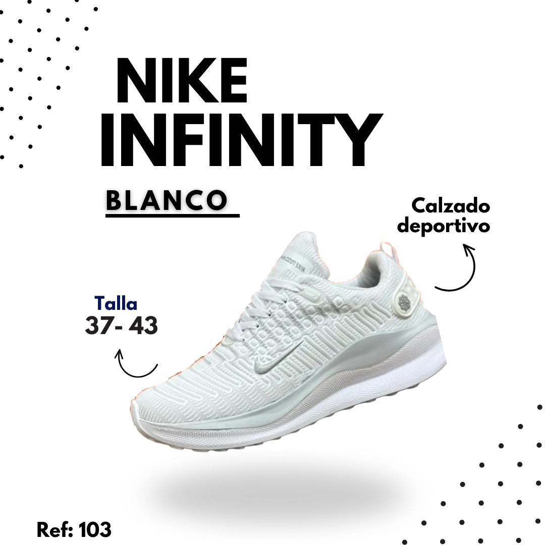 Tenis Nike Infinity Running – Comodidad, Amortiguación y Estabilidad para Entrenamiento